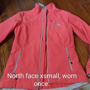 North face zip jacket